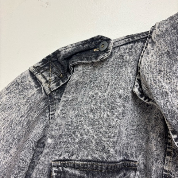 Vintage Don’t Stop Acid Wash Denim Dress - Picture 4 of 13